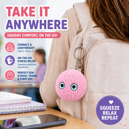 Crochet Bubble Squishy Ball – Soft Fidget Toy