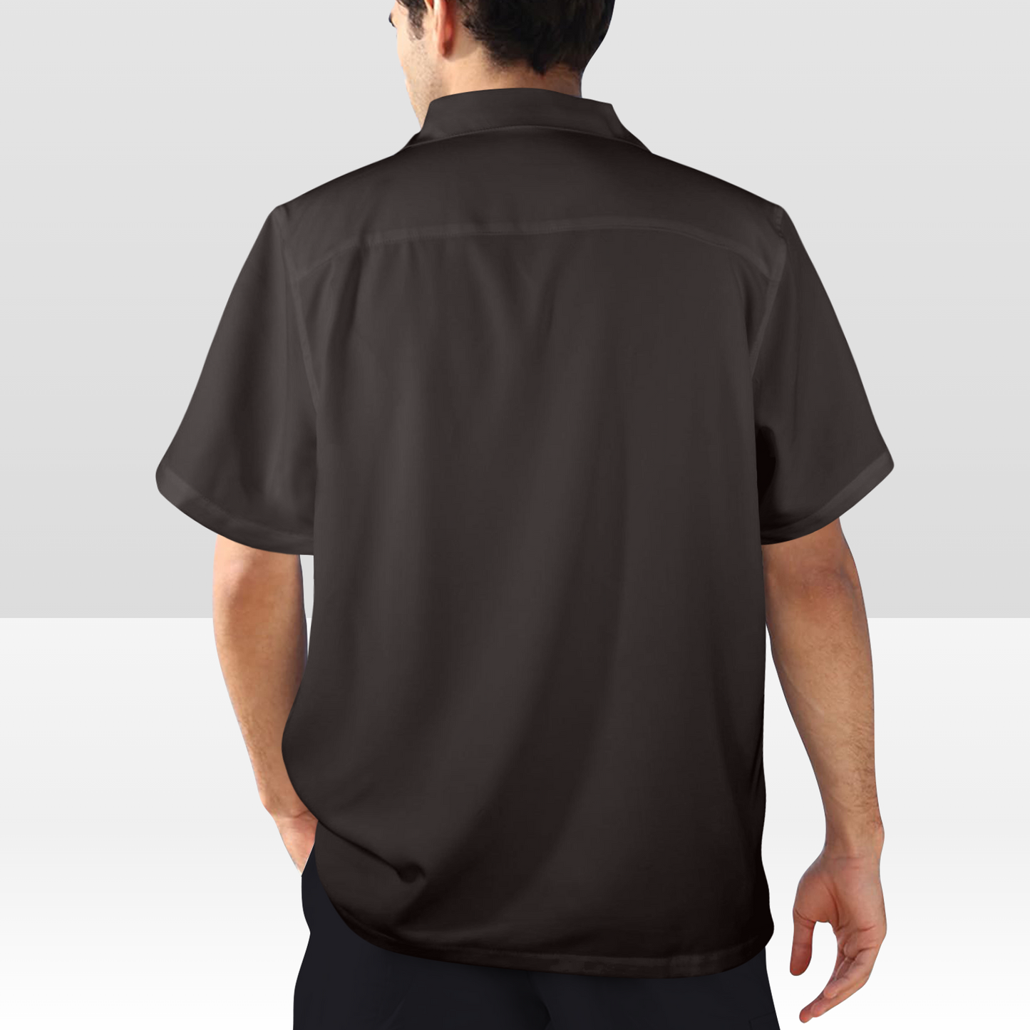 Camisa hawaiana de verano personalizada para hombre: manga corta con botones