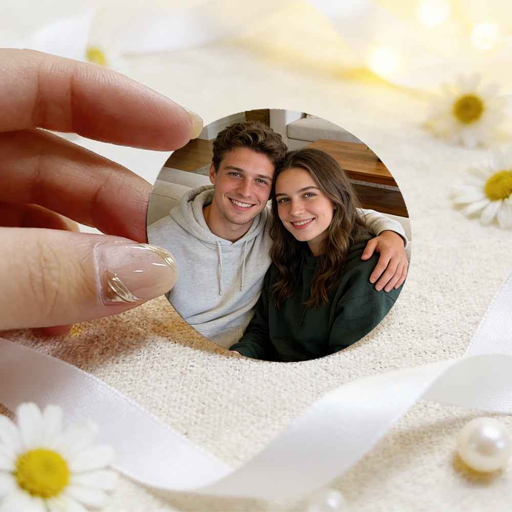 Set of 15 custom photo tag stickers