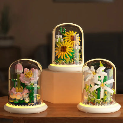 Kit de bricolaje para hacer ramos de girasoles, regalo perfecto de cumpleaños con funda protectora, regalo de San Valentín 