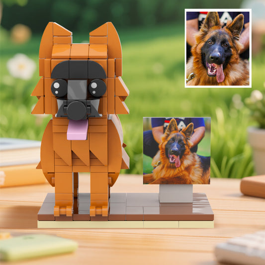 Full-Body Brick Figures of 1 Dog