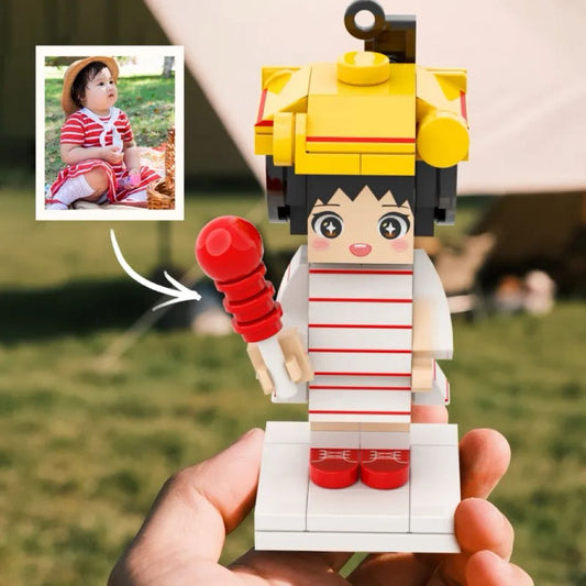 Mini Figure with Cute Bag Charm Fully Body