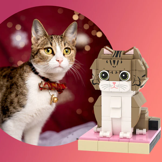 Dragon-Li Brick Figures Fully Body Customizable 1 Cat 