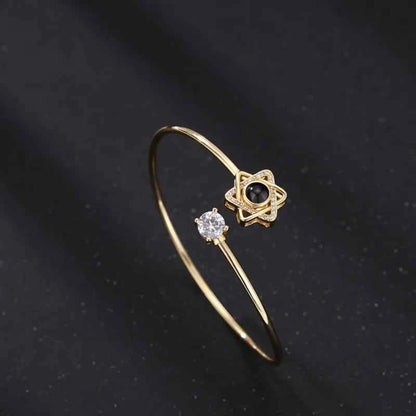 Custom Projection Bracelet Personalized Photo Bracelet Heart Jewelry Gift for Her