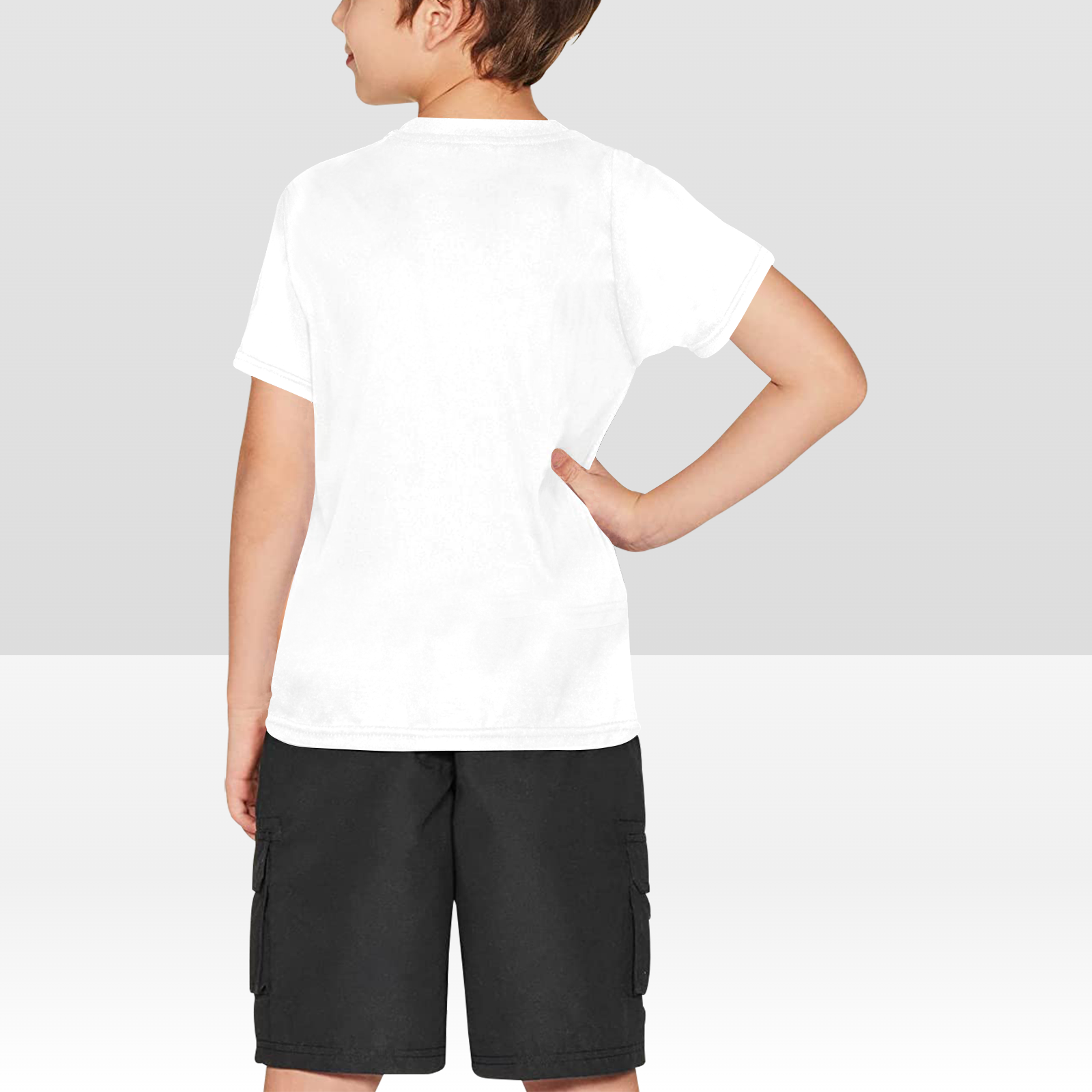 Custom Boys’ All-Over Print Short Sleeve T-Shirt  back