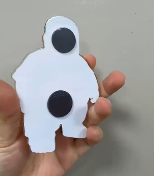 MadeMine custom face squishy belly anti-collision sticker with soft squeeze feature and personalized photo design, cute and funny gift.