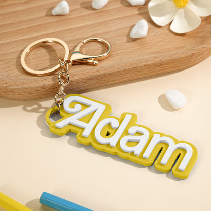 Personalized Backpack Name Tag – Custom Bag Charm Back to School Gift for Kids