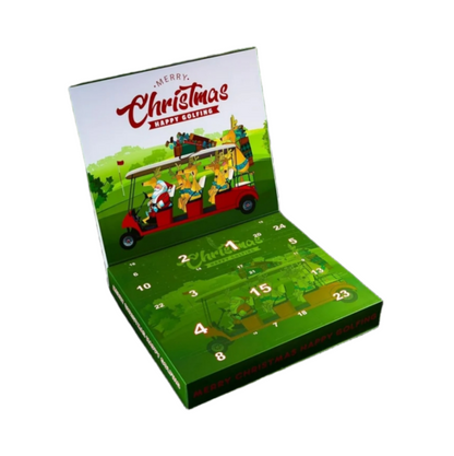 Golf Kerst Advent Box – Kerst Countdown Set Verrassingscadeau voor Golfliefhebbers 