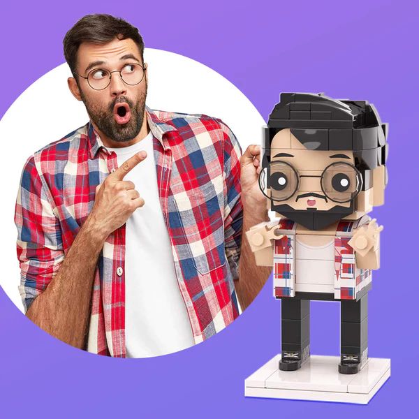 Mini Persoon Mini Brick Custom – Funny Boy Edition - 1 Persoon