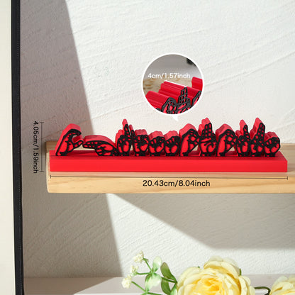 Personalized Sign Language Desk Name Plate – 3D Printed Interpreter & Teacher Gift