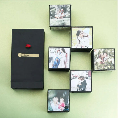DIY Gepersonaliseerde Verrassings-Explosie-Bouncebox met 1-6 Foto's als Feestartikelen