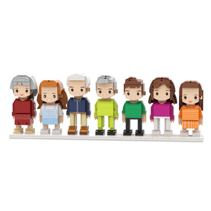 ute Brick Figures of 7 People 2