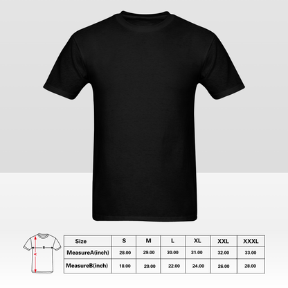Camiseta personalizada de doble cara para hombre: diseña la parte delantera y trasera a tu gusto