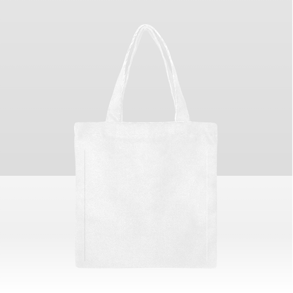 Bolsa de lona personalizada: bolsa de compras reutilizable y personalizada con diseño frontal