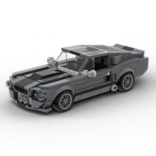 Ford Mustang Shelby GT500 Creatieve Voertuig Racewagen Bouwstenen Constructiespeelgoed Bakstenen Figuren Cadeau voor Autoliefhebbers