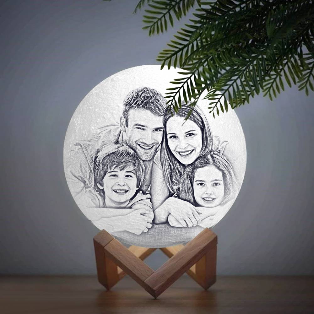 Printed Photo Lunar Light Moon Lamp