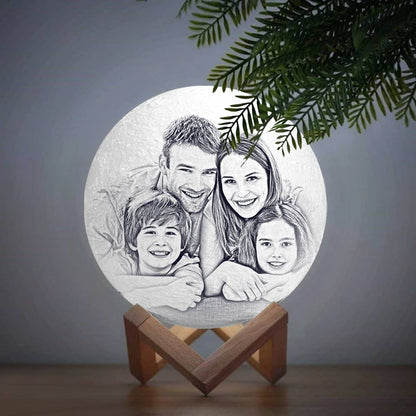 Printed Photo Lunar Light Moon Lamp