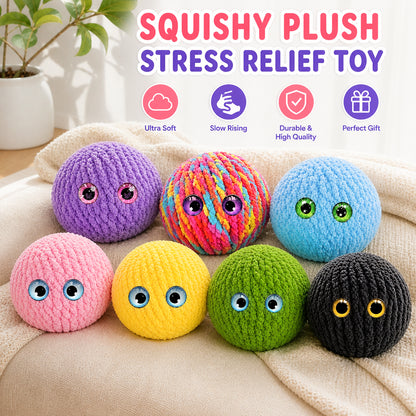 Crochet Bubble Squishy Ball – Soft Fidget Toy
