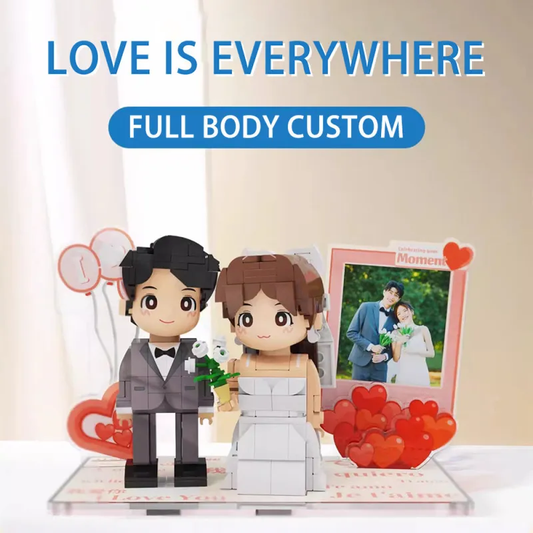 Customized 2 People Duddu Brick Figures