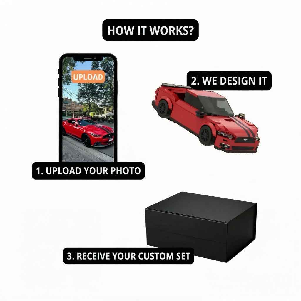 Custom Brick Car Model – Turn Your Car into a Unique Mini Replica