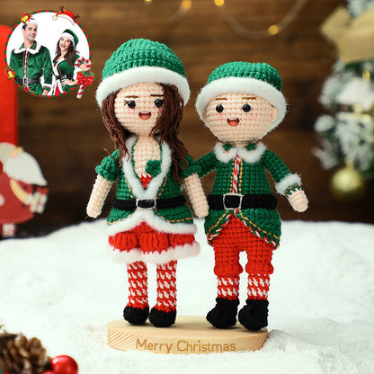 Custom Full-Body Brick Figures of 1 Person and Cat 3