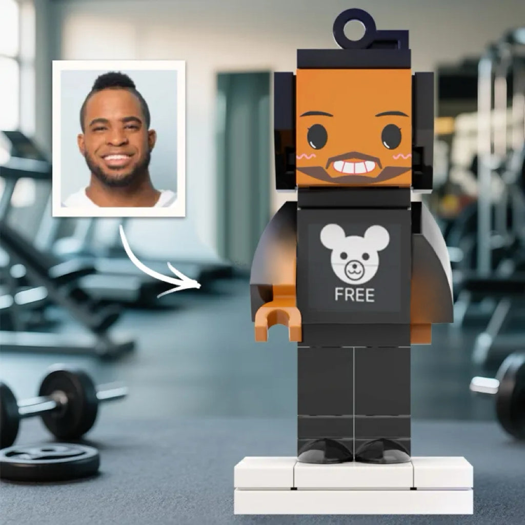  1 Person Custom Mini Brick Figures Gifts For Boyfriend