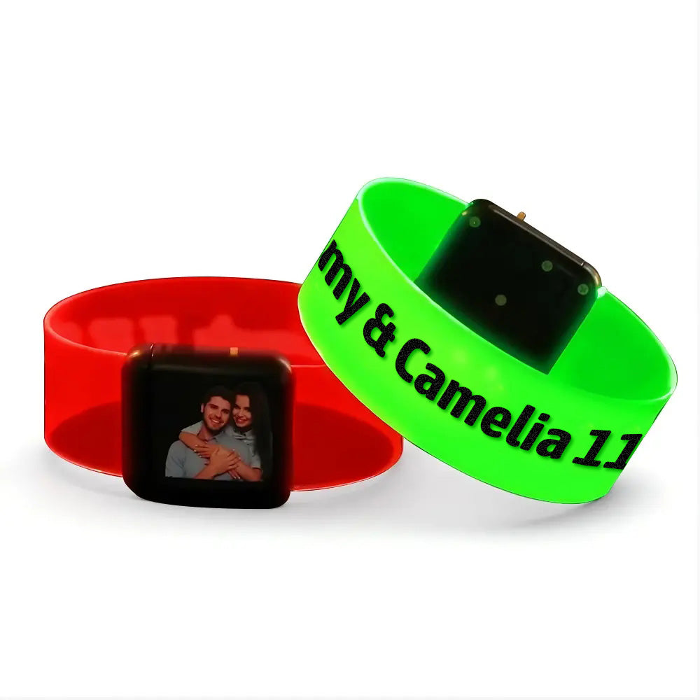 Photo & Text Glow Bracelets