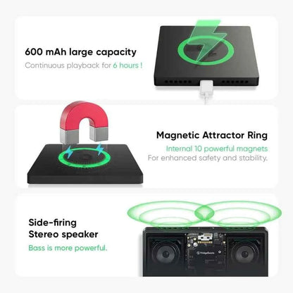 FridgeBeats Framed 4.0 Personalized Music Fridge Magnet with Red Heart Valentines Gift Music Wall Photo