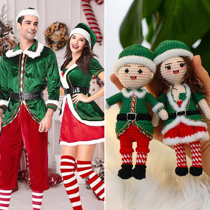 Custom Full-Body Brick Figures of 1 Person and Cat 4