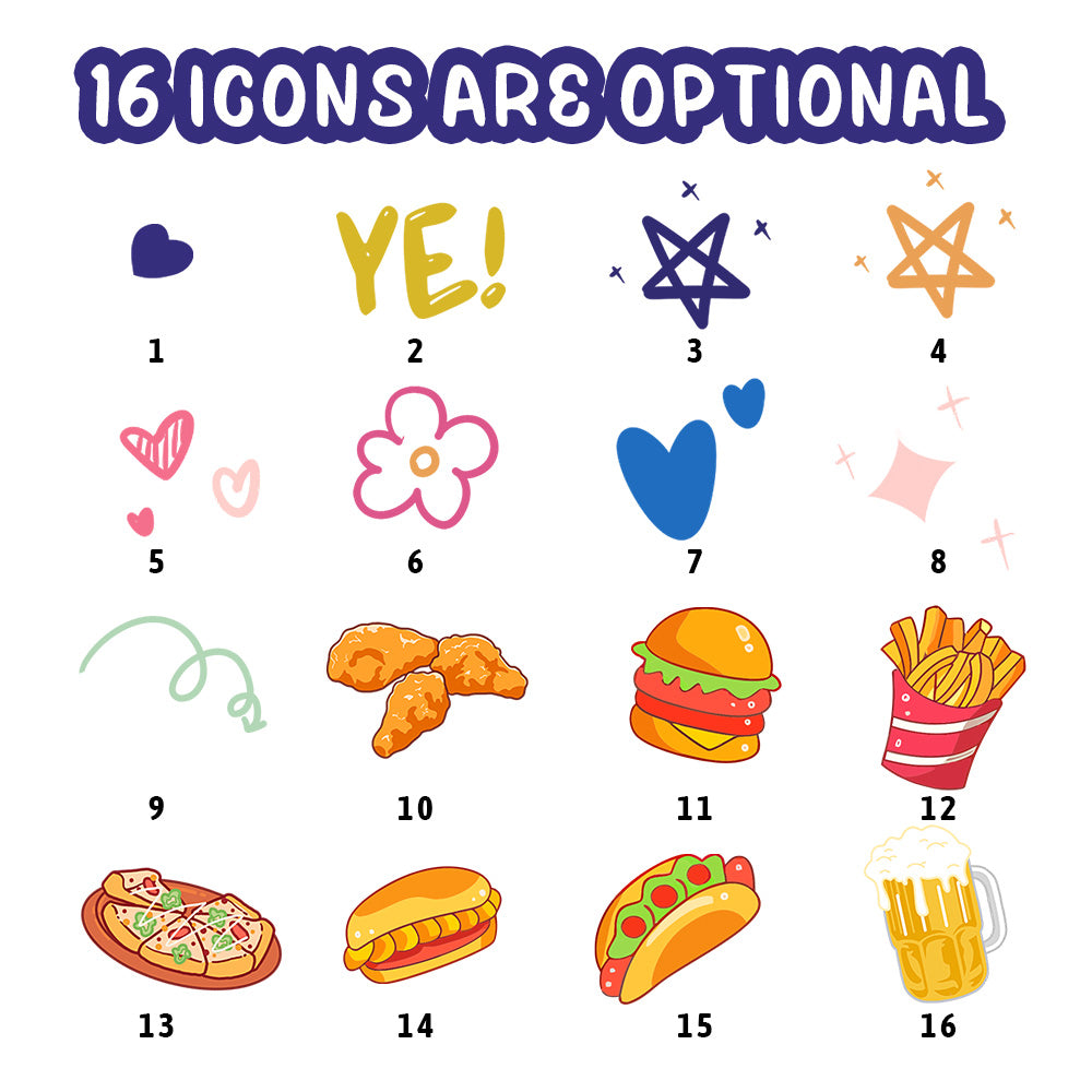 Gepersonaliseerde ronde PVC wandklok met 'Gefeliciteerd met je verjaardag' en gepersonaliseerde foto-gravure