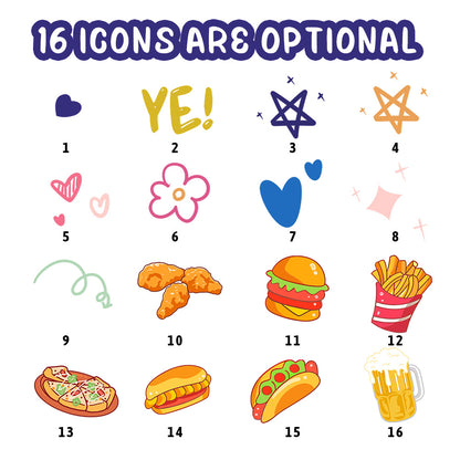 Gepersonaliseerde ronde PVC wandklok met 'Gefeliciteerd met je verjaardag' en gepersonaliseerde foto-gravure