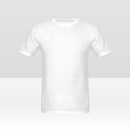 Camiseta personalizada de doble cara para hombre: diseña la parte delantera y trasera a tu gusto