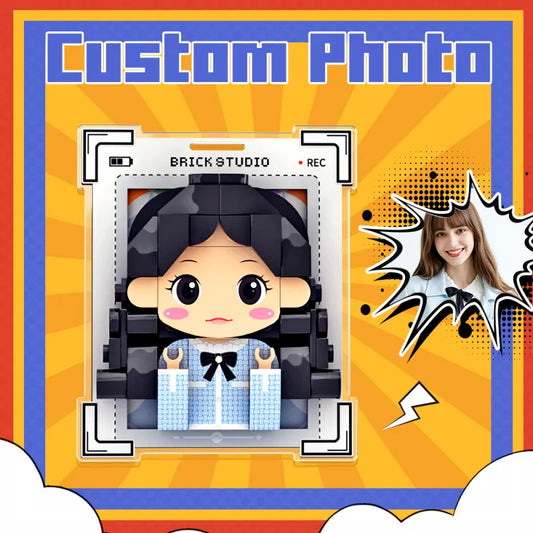 Personalized Brick Figure Fridge Magnets