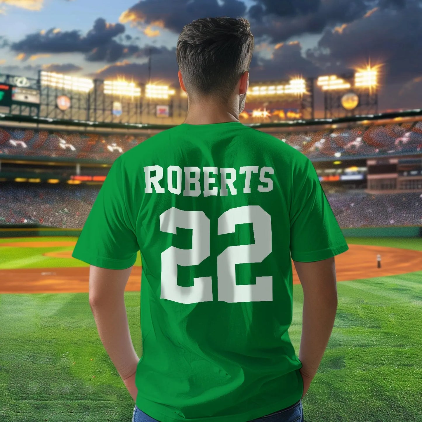 Personalized Football Sports T-Shirt – Custom Name & Number Back to School