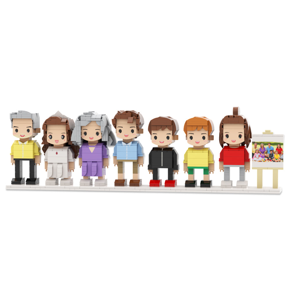 ute Brick Figures of 7 People frame 2