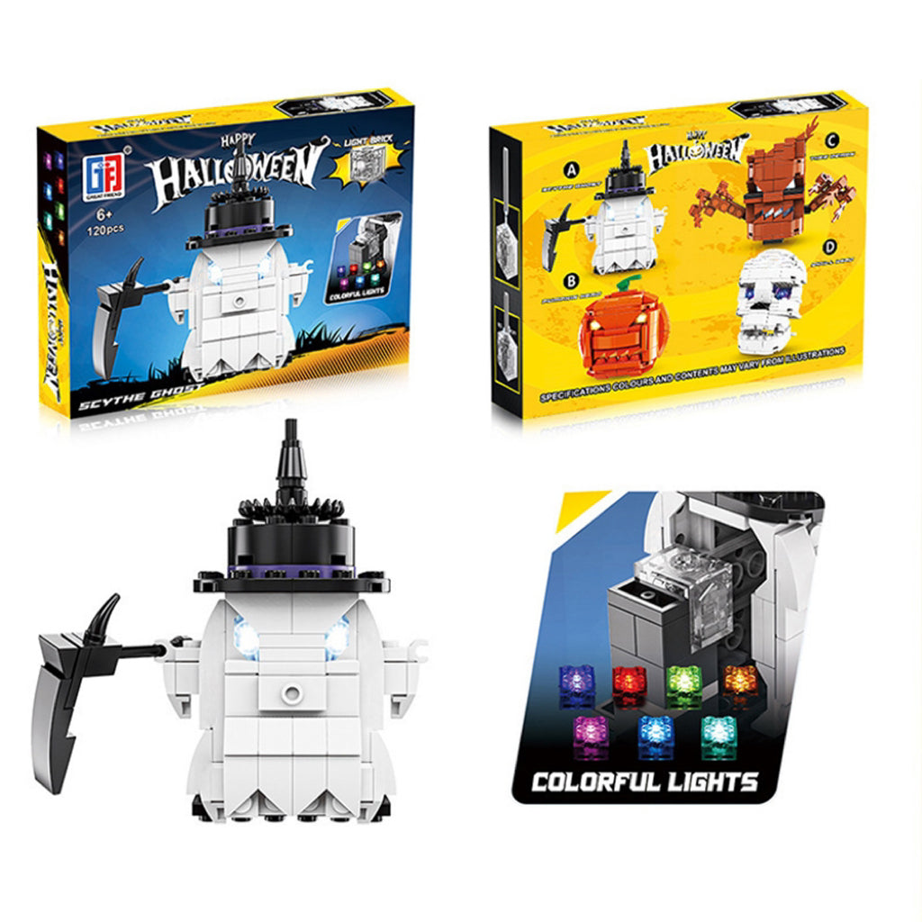 Halloween-Themed Brick Figures 