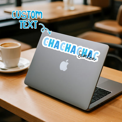 Personalized Colorful Name Stickers – Custom Text for Stationery & Office Supplies