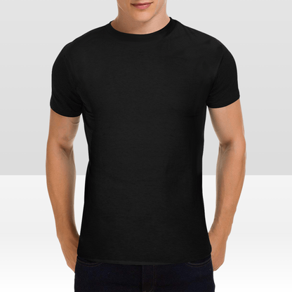 Camiseta personalizada de doble cara para hombre: diseña la parte delantera y trasera a tu gusto