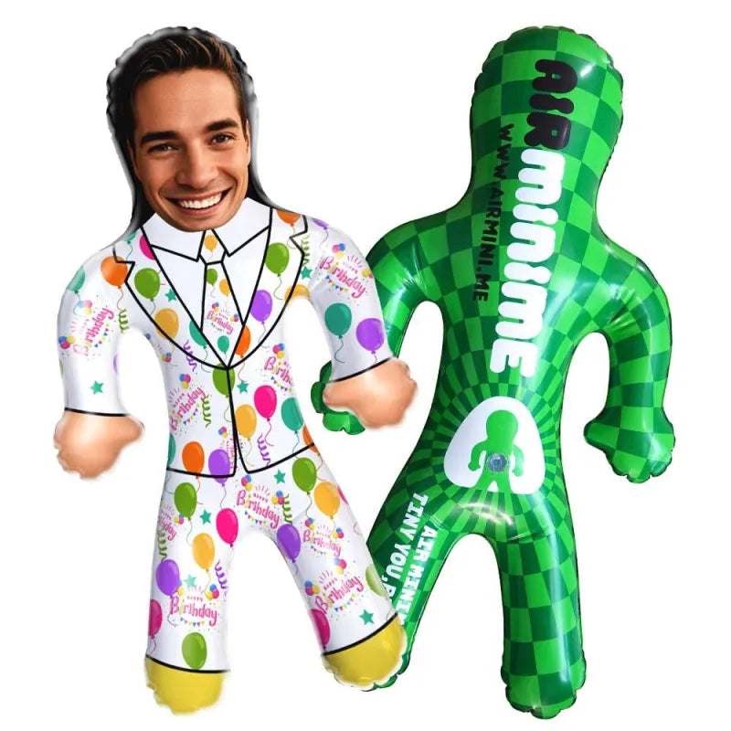 Custom Face Balloon Suit Blow Up Dolls Funny Inflatable Balloon Custom Air Doll for Party Favors