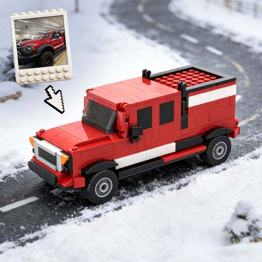 Custom Brick Car Model Kit - Turn Your Car Into a Brick Model, Personalized Desk Display, Unique Gift for Car Lovers
