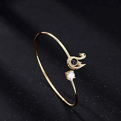 Custom Projection Bracelet Personalized Photo Bracelet Heart Jewelry Gift for Her