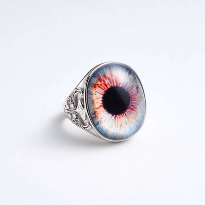 Adjustable Eyeball Ring – Spooky Halloween Gift for Him