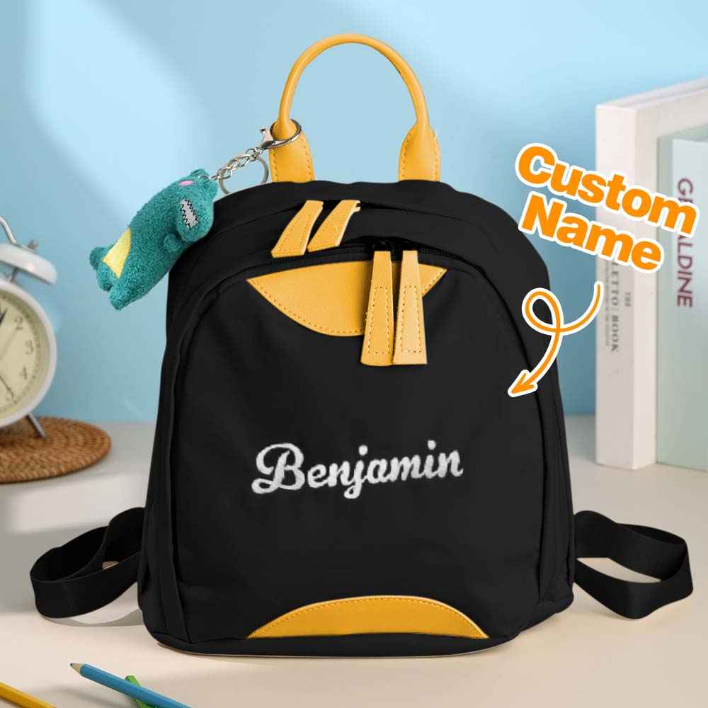 Personalized Mini Embroidery Backpack — Custom Name Kids School Bag