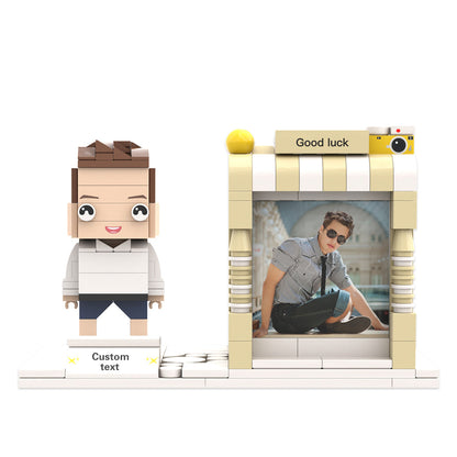 Portalápices con figuras de ladrillo personalizadas Portalápices con figuras de ladrillo personalizadas Porta bolígrafos con foto y nombre personalizados