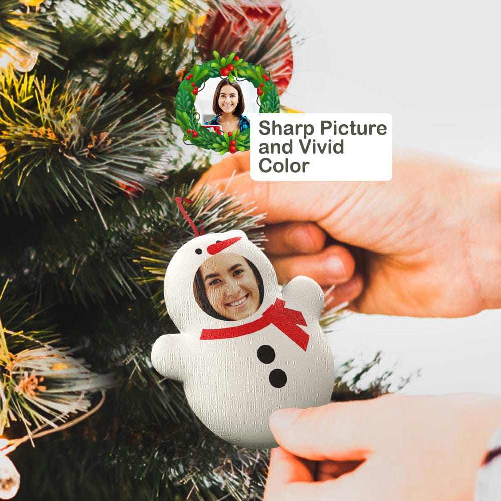 Adorno navideño personalizado para colgar en forma de muñeca, regalo divertido de Navidad, 3 unidades