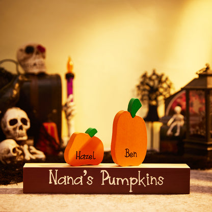 Name Pumpkin Ornaments