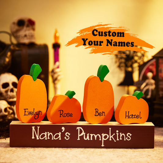 Name Pumpkin Ornaments