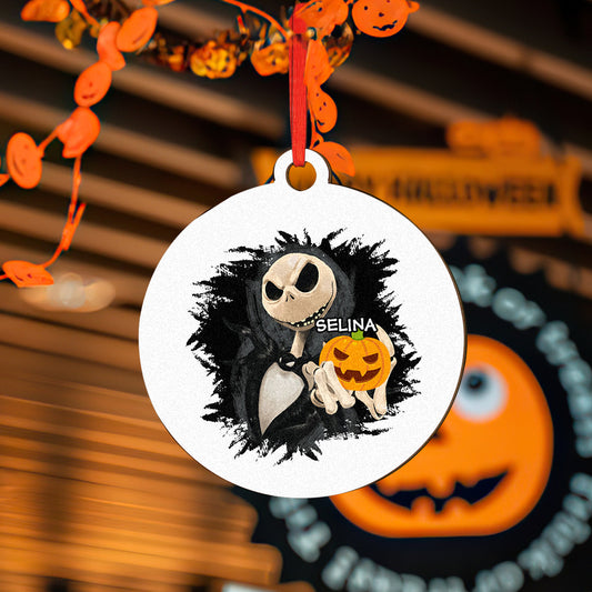  Engraved Halloween Theme Ornament