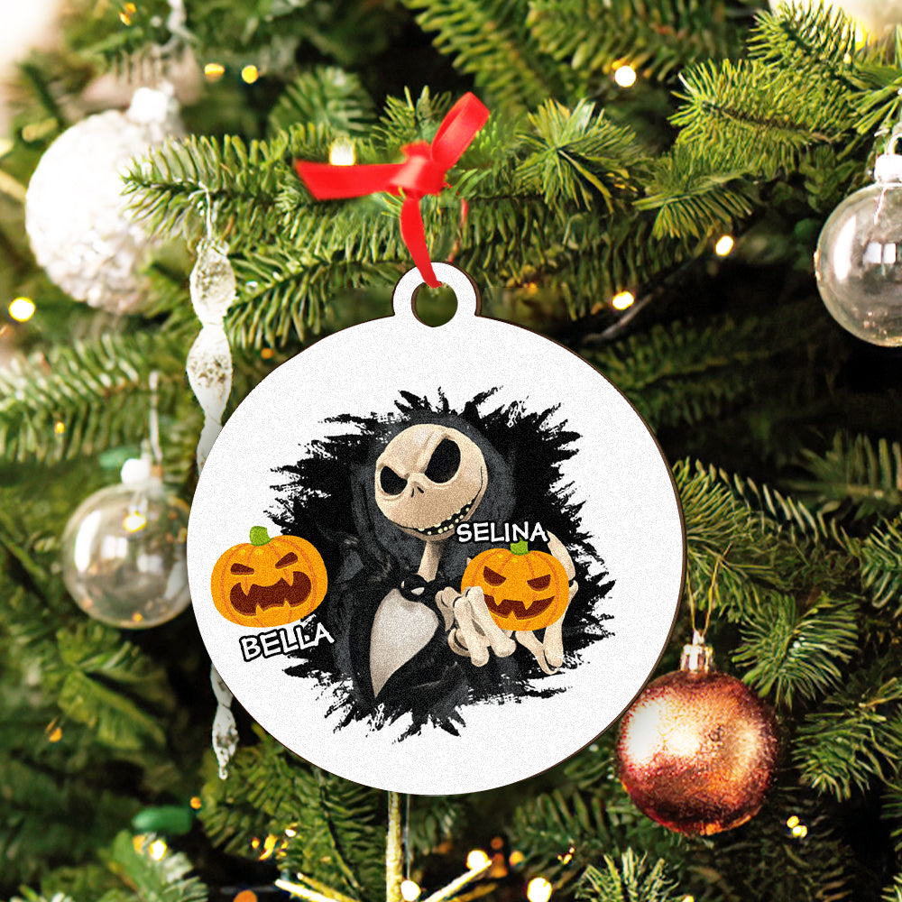  Engraved Halloween Theme Ornament