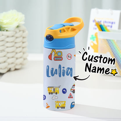 Custom Name Tractor Stainless Steel Water Cup 